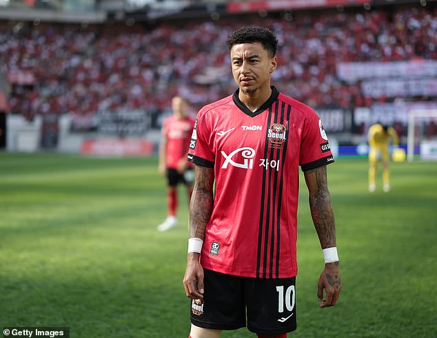 Lingard has scored four goals in 18 games for FC Seoul since his arrival in February