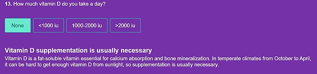 Not taking vitamin D supplements is also considered a risk factor. This is because the vitamin is essential for calcium absorption.