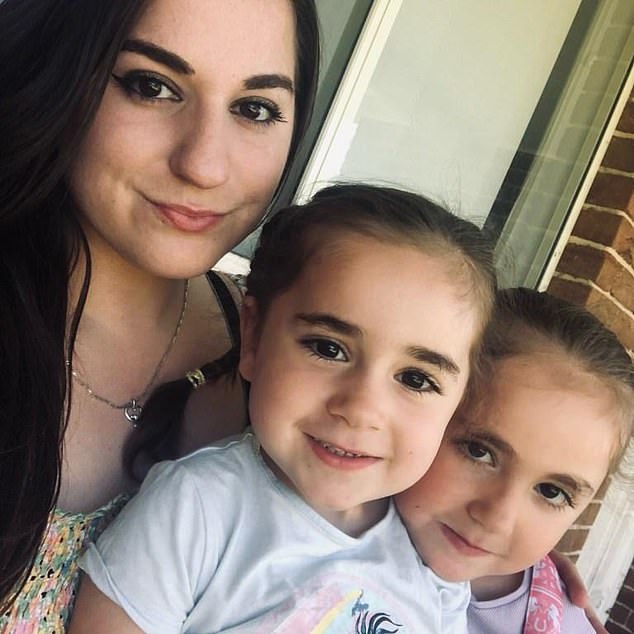 Jazz Kassis (left) is pictured with her daughters Cathy (center) and Isabella (right)