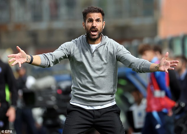 Fabregas is the manager of Serie A club Como, who are in the relegation zone after promotion