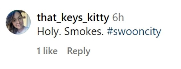 “Holy. Smoke,” wrote one pleased fan, adding: “#Swooncity”