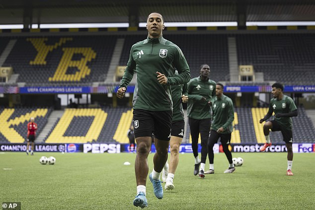 Tielemans and his teammates trained at the Wankdorf Stadium on Monday ahead of the match