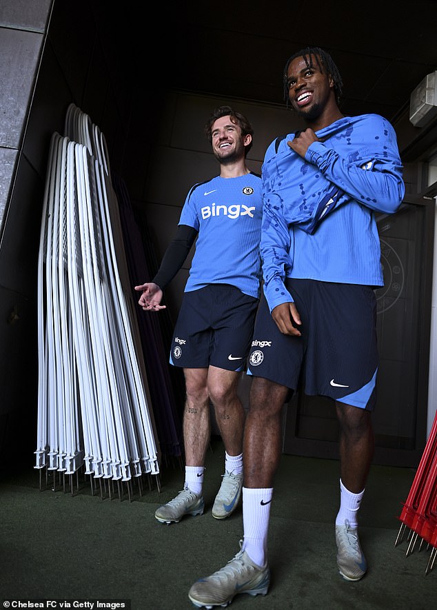 Chilwell (left) can now hope for some form of first-team minutes after returning to training