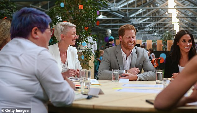 The original photo of Prince Harry and Meghan Markle visiting the Dogpatch start-up hub in Dublin on July 11, 2018, taken by photographer Jimmy Rainford