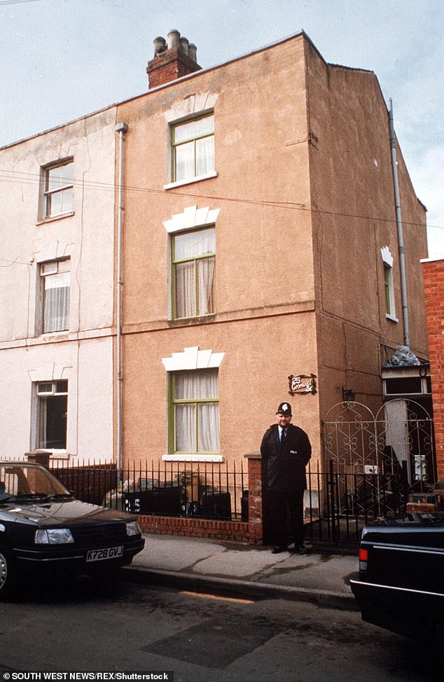 25 Cromwell Street in Gloucester, where the family lived and committed their crimes