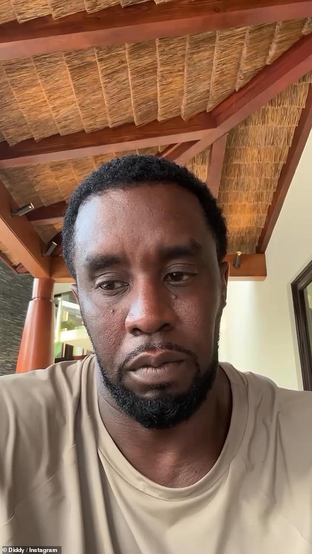 Combs posted a video on social media apologizing, saying, 