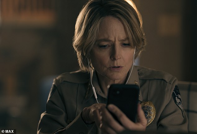 Jodie stars as Detective Liz Danvers in the fourth season of the HBO/Max drama True Detective