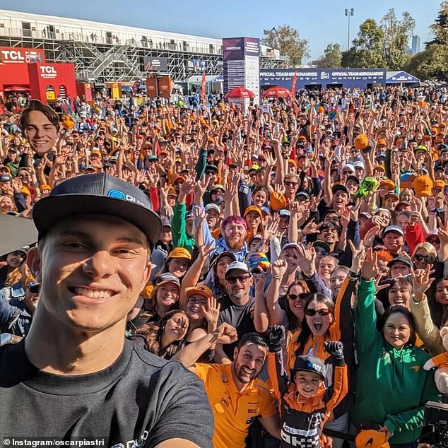 The Australian already has a large army of supporters - and their numbers are growing as his reputation as Formula 1's most promising young talent grows