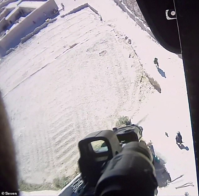 Original helmet camera video of the 2012 incident in Afghanistan shows a single warning shot about to be fired from a military helicopter — but in the ABC version, five additional shots are heard