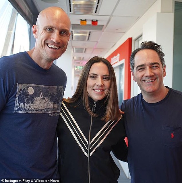 Ryan added that despite his bank balance, he didn't regret his time on the reality show because it wasn't as work-intensive as other series. Ryan is pictured with his wife Belinda Irons and co-host Michael 'Wippa' Wipfli