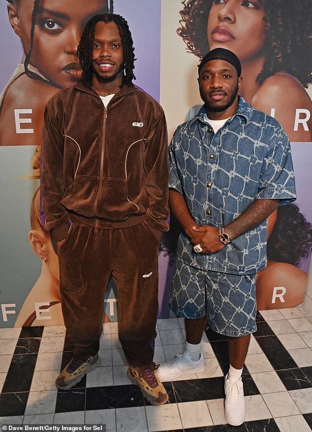 Krept and Konan posed for photos shortly after entering the department store