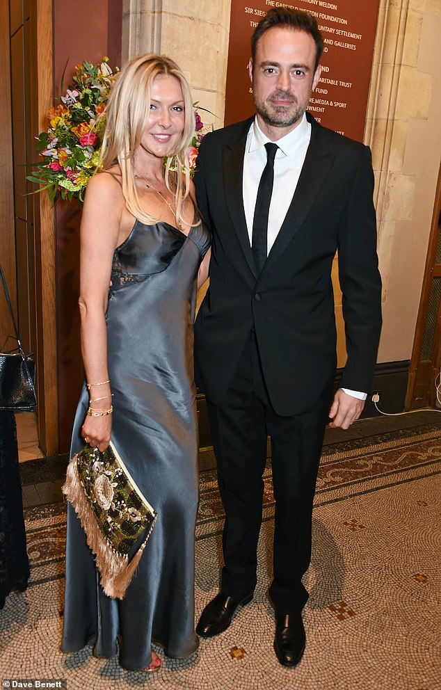 Jamie pictured with his wife Sophie Siegle in 2017