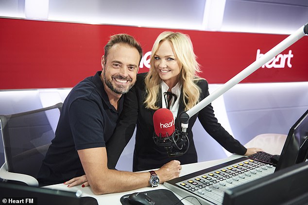 Jamie previously presented on Heart FM with Spice Girl singer Emma Bunton