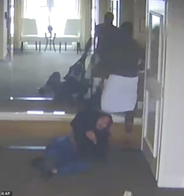 This frame shot, taken from hotel security camera video and broadcast by CNN, shows Sean 