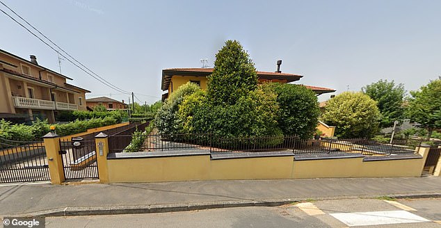 Police have been investigating the villa and garden in the quiet village of Vignale di Traversetolo near Parma since last month