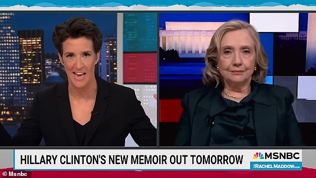 Clinton made her comments by criticizing former President Trump in an interview with Rachel Maddow on MSNBC, where the liberal host asked the former secretary of state about ways people could avoid 