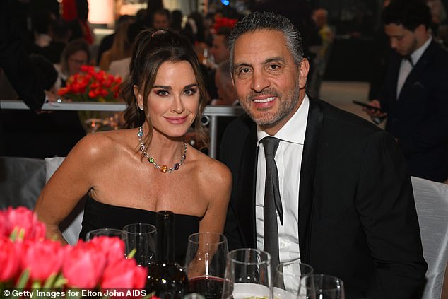 Speculation about a Richards-Wade romance has been mounting since the reality star split from her husband Mauricio Umansky, 54, in October 2023 (pictured in West Hollywood, CA in March 2023).