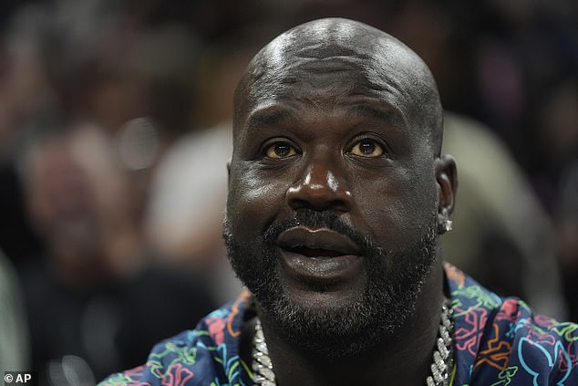 “Shaq thinks we can't see him,” one social media user wrote after the photo surfaced