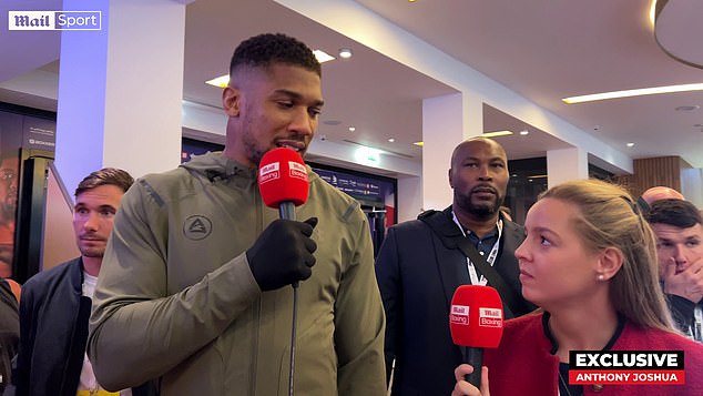 Joshua insisted he has not thought about a possible rematch against Oleksandr Usyk