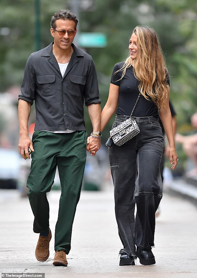 The 37-year-old movie star and the 47-year-old Hollywood hunk, who married in 2012 and were spotted on Monday, holding hands during the outing in the Big Apple