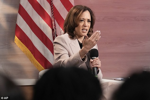 Harris was asked about the growing controversy in Springfield while attending a question-and-answer forum held by the National Association of Black Journalists in Philadelphia