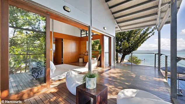 The 24.4 hectare island is a short boat ride from Mackay and features pristine beaches, a freshwater lagoon, a main house and a caretaker's cottage set in a rainforest