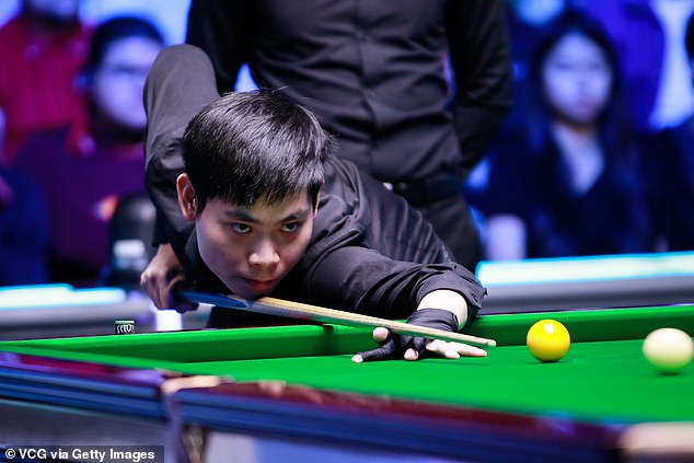 He Guoqiang went 3-0 up before O'Sullivan pulled a couple of frames back but the world number 64 held his nerve