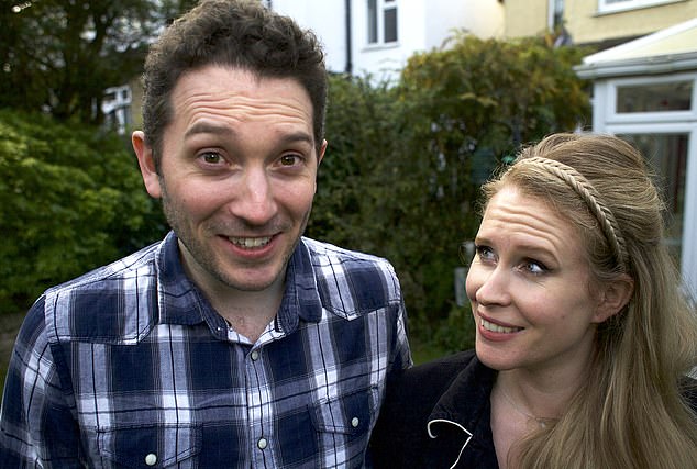 Jon and Lucy started dating in 2013 after meeting through friend Roisin Conaty and have since worked together on a number of shows (pictured in 2017)