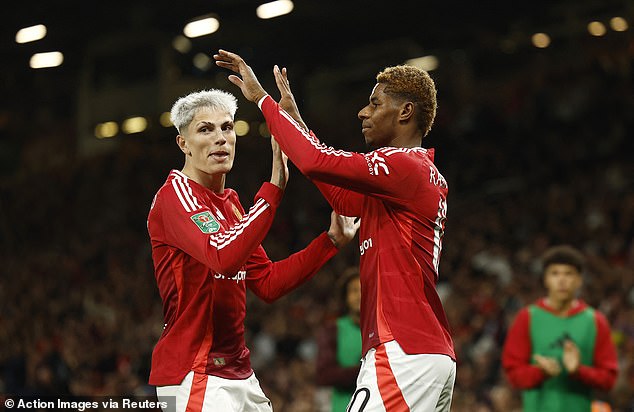 Marcus Rashford and Alejandro Garnacho both scored twice and served up a feast for the fans