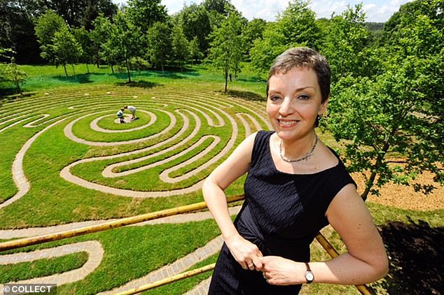 Patricia designed and built the maze at Wakehurst Place, Sussex