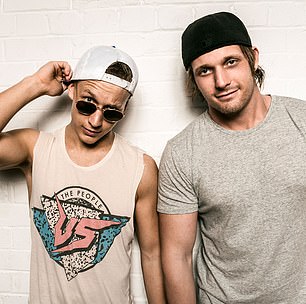 Australian DJs Will Sparks (pictured left with Brooklyn Clancy) and New World Sound brothers Tyrone and Jesse Taylor (right) put the Gold Coast address on the map in April