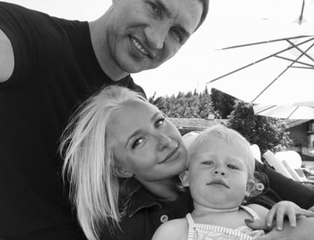 However, a video in which Hayden openly stated that her only child was her 'mini-me' quickly left fans concerned, with speculation that the star was 'clearly not sober' - seen with Kaya and ex-fiancé Wladimir Klitschko