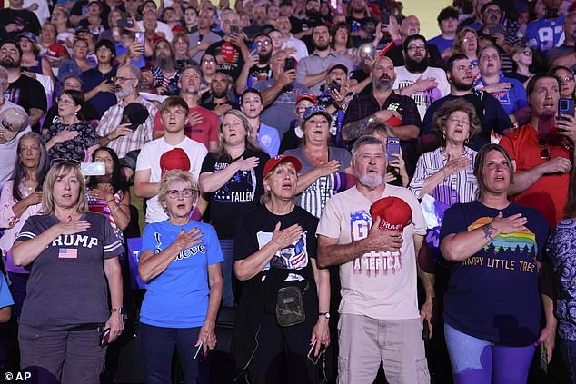 Trump and other speakers at the rally called the assassination attempts