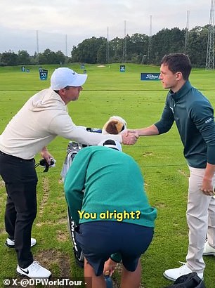 Fans were convinced McIlroy didn't know who he was