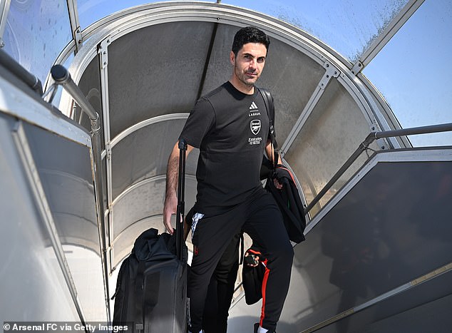 Arteta prefers to travel the next day after a European match so his team can train