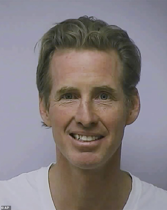 A February 2010 arrest photo of Routh taken by the Guilford County Sheriff's Office in North Carolina