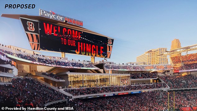 And as with all stadium renovations, there would be a massive scoreboard upgrade