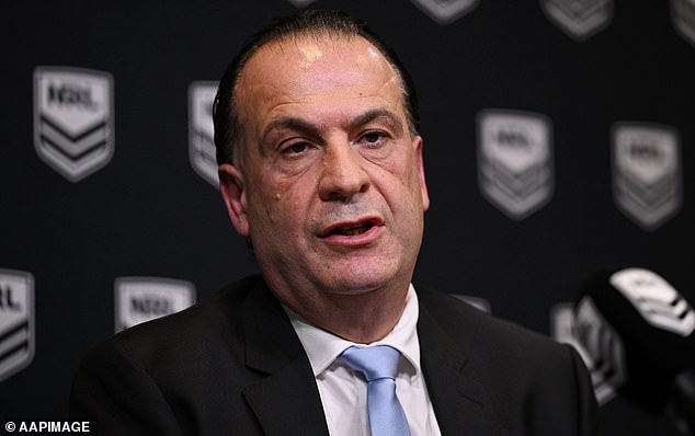 ARL Commission Chairman Peter V'landys (pictured) and NRL management - led by CEO Andrew Abdo - appear keen to make the move happen