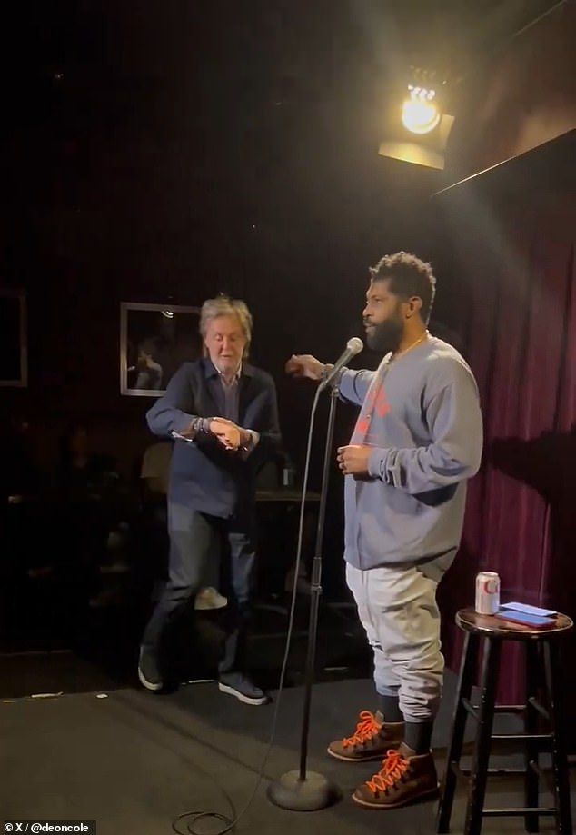 1726737814 147 Paul McCartney makes surprise appearance at friend Deon Coles comedy