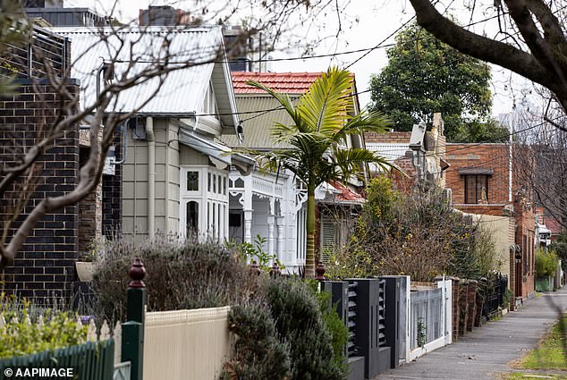 But to my surprise, Victoria was the second fastest growing state with an annual growth rate of 2.7 percent (pictured are houses in Melbourne)