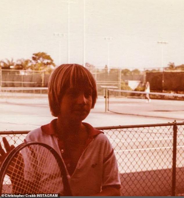 In addition to his acting career, Crabb was involved in tennis. He started playing tennis at the age of four and turned professional at the age of sixteen.