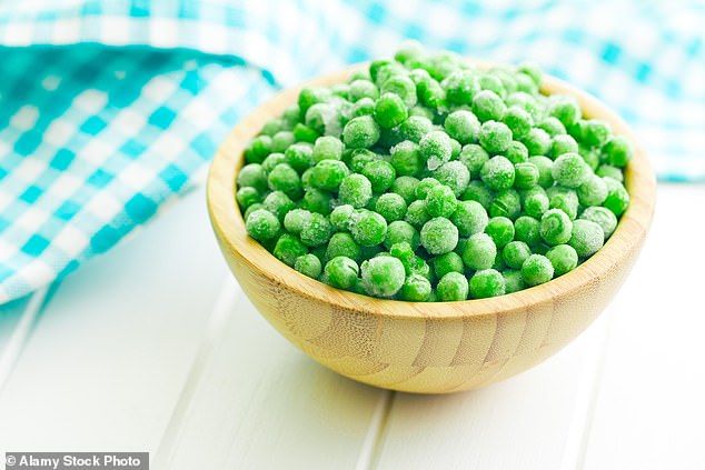 According to Rhiannon Lambert, a nutritionist at Harley Street, frozen peas contain about the same amount of important nutrients, such as vitamin C, as fresh peas.