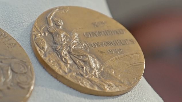 A guest brought a collection of medals from her father Charles Holland, who had been an athlete and competed in the 1930s