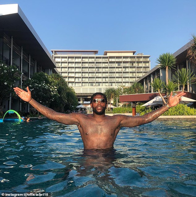 The 33-year-old has posted several photos of himself on Instagram enjoying vacations around the world, including the Renaissance Pattaya Resort in Thailand (pictured)