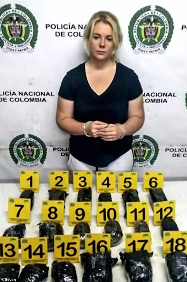 The then 22-year-old was arrested in 2017 at El Dorado International Airport in Bogota with 5.8kg of cocaine contained in 18 pairs of headphones.