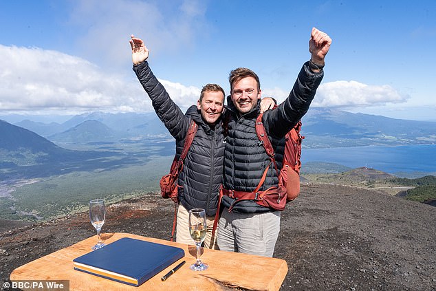 On Wednesday, viewers also saw Scott and his husband Sam being declared the winners of the Celebrity Race Across The World, after a thrilling race across South America