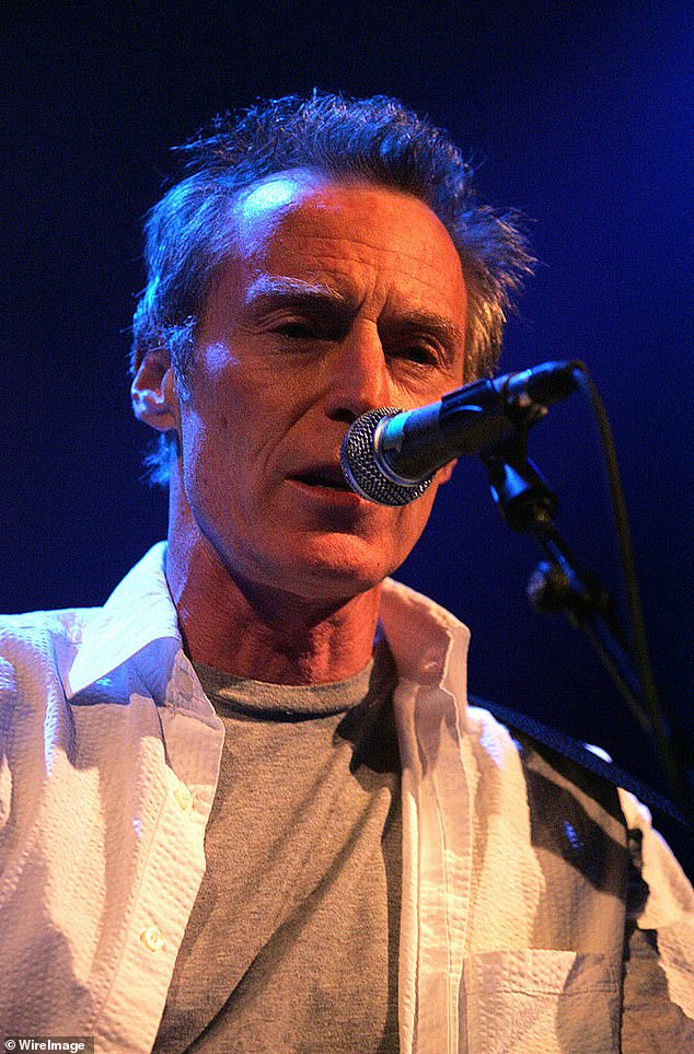 Souther pictured on stage at the House of Blues in West Hollywood, California in 2004