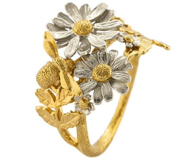 Posy Flower Ring, £225, alexmonroe.com