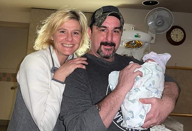 Grandfather Andrew Luncsford, pictured with another child, had begged his daughter to leave Grayson with him and Tonya