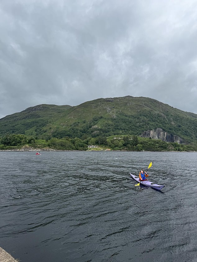 Kayaking played an important part in McCall's journey between the mountain peaks around Scotland's lochs and islands